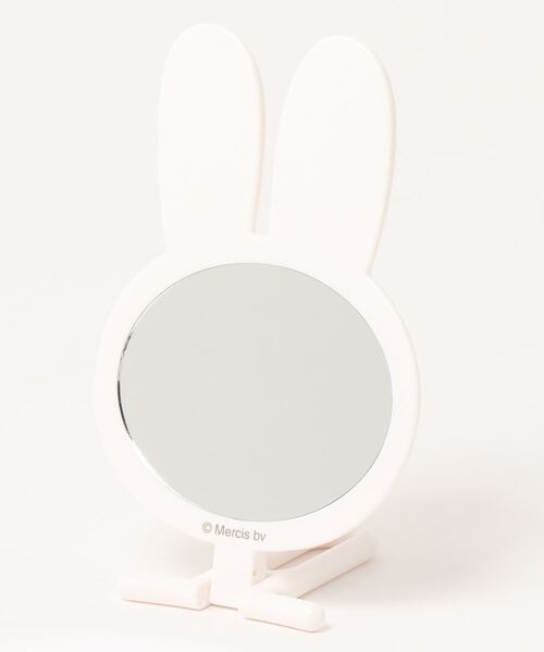 BIRTHDAY BAR(バースデイバー)の「miffy ハンド&スタンドミラー(手鏡/メイクミラー・レディース・ホワイト/ブラウン・フリー)」の6枚目の写真