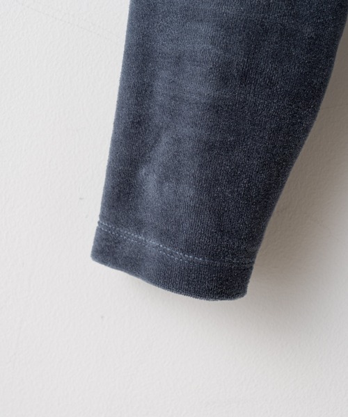 Omekashi（オメカシ）の「【earthy_】オーガニックコットンバックシャンベロアロンT（Tシャツ/カットソー・レディース・チャコールグレー/ベージュ/ブラック・FREE）」の18枚目の写真