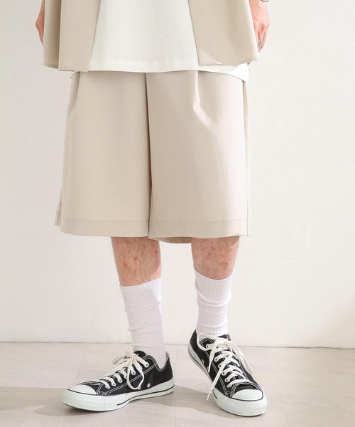 SENSE OF PLACE by URBAN RESEARCH(センスオブプレイスバイアーバンリサーチ)の「『セットアップ対応』 エクストラルーズショートパンツ(その他パンツ・メンズ・ブラック/ライトベージュ・MEDIUM/LARGE)」の20枚目の写真