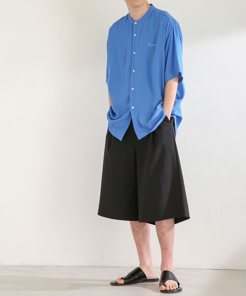 SENSE OF PLACE by URBAN RESEARCH(センスオブプレイスバイアーバンリサーチ)の「『セットアップ対応』 エクストラルーズショートパンツ(その他パンツ・メンズ・ブラック/ライトベージュ・MEDIUM/LARGE)」の12枚目の写真