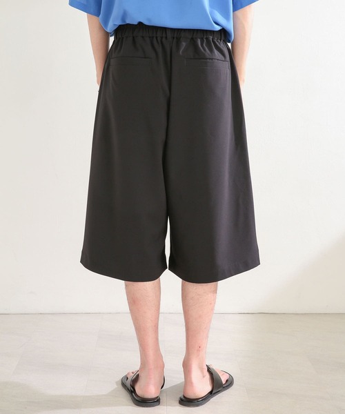 SENSE OF PLACE by URBAN RESEARCH(センスオブプレイスバイアーバンリサーチ)の「『セットアップ対応』 エクストラルーズショートパンツ(その他パンツ・メンズ・ブラック/ライトベージュ・MEDIUM/LARGE)」の16枚目の写真