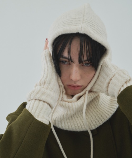 Auntie Rosa Holiday（アンティローザホリデー）の「ブークレバラクラバ（ニットキャップ/ビーニー・レディース・ブラック/オレンジ/グリーン/ナチュラル・FREE）」の6枚目の写真