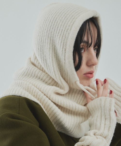 Auntie Rosa Holiday（アンティローザホリデー）の「ブークレバラクラバ（ニットキャップ/ビーニー・レディース・ブラック/オレンジ/グリーン/ナチュラル・FREE）」の5枚目の写真