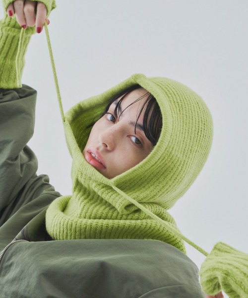 Auntie Rosa Holiday（アンティローザホリデー）の「ブークレバラクラバ（ニットキャップ/ビーニー・レディース・ブラック/オレンジ/グリーン/ナチュラル・FREE）」の19枚目の写真