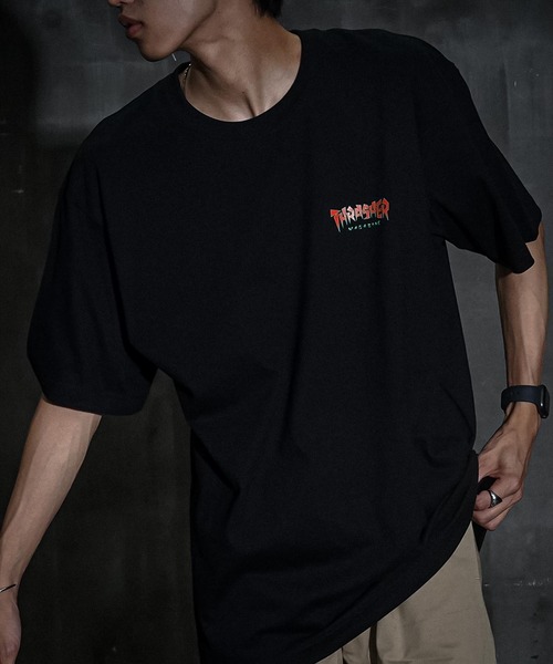 THRASHER(スラッシャー)の「Jagged Logo S/S T-SHIRTS/スラッシャー半袖Tシャツ(Tシャツ/カットソー・メンズ・ブラック/アッシュグレー/ホワイト・LARGE/X-LARGE/MEDIUM/XX-LARGE)」の18枚目の写真