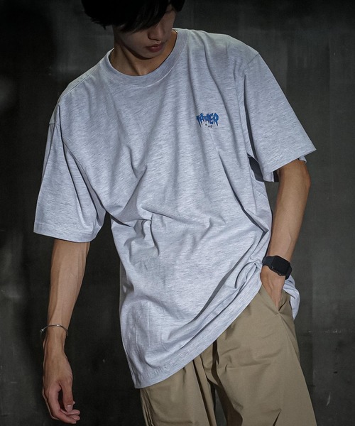 THRASHER(スラッシャー)の「Jagged Logo S/S T-SHIRTS/スラッシャー半袖Tシャツ(Tシャツ/カットソー・メンズ・ブラック/アッシュグレー/ホワイト・LARGE/X-LARGE/MEDIUM/XX-LARGE)」の5枚目の写真