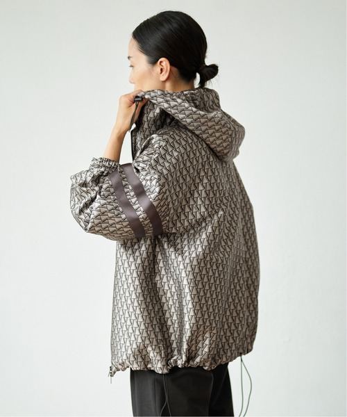 美品‼️VERMEIL par iena ジャガード ブルゾン モノグラム VERMEIL par iena（ヴェルメイユパーイエナ）の「《追加》VERMEIL