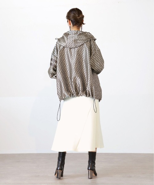 VERMEIL ジャガードブルゾン◆ ブルー　未使用品 VERMEIL par iena（ヴェルメイユパーイエナ）の「VERMEIL