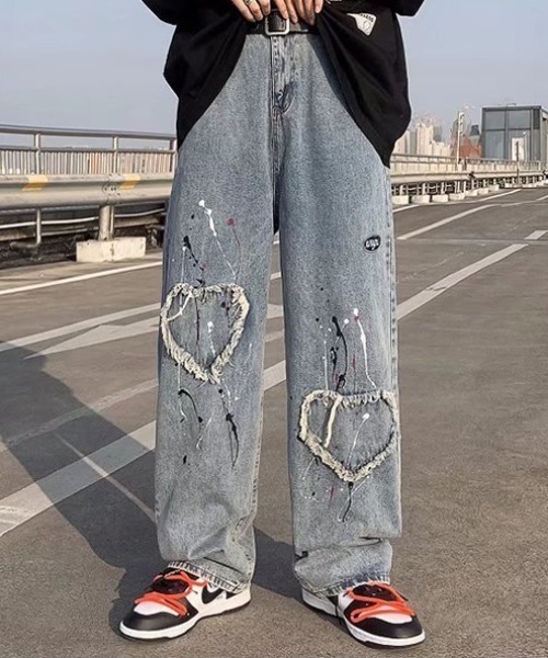 MGV(エムジーヴィー)の「リメイク風デニムパンツ(デニムパンツ・メンズ・ブルー・MEDIUM/LARGE/X-LARGE)」の2枚目の写真