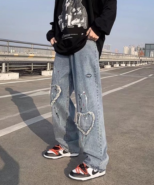 MGV(エムジーヴィー)の「リメイク風デニムパンツ(デニムパンツ・メンズ・ブルー・MEDIUM/LARGE/X-LARGE)」の5枚目の写真