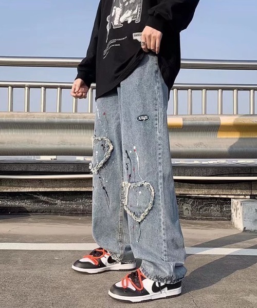 MGV(エムジーヴィー)の「リメイク風デニムパンツ(デニムパンツ・メンズ・ブルー・MEDIUM/LARGE/X-LARGE)」の6枚目の写真