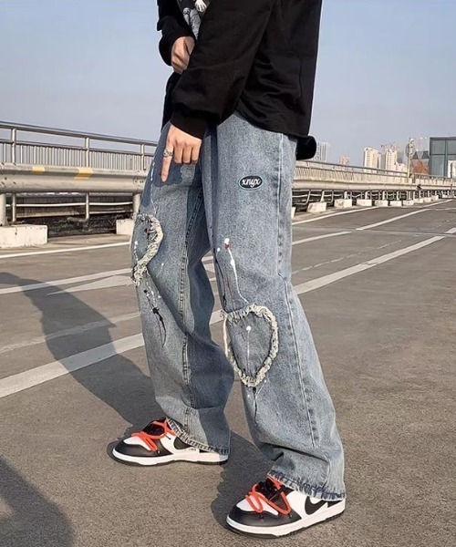 MGV(エムジーヴィー)の「リメイク風デニムパンツ(デニムパンツ・メンズ・ブルー・MEDIUM/LARGE/X-LARGE)」の7枚目の写真