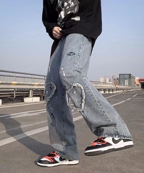 MGV(エムジーヴィー)の「リメイク風デニムパンツ(デニムパンツ・メンズ・ブルー・MEDIUM/LARGE/X-LARGE)」の8枚目の写真