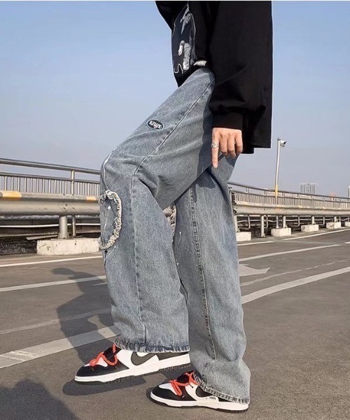 MGV(エムジーヴィー)の「リメイク風デニムパンツ(デニムパンツ・メンズ・ブルー・MEDIUM/LARGE/X-LARGE)」の9枚目の写真