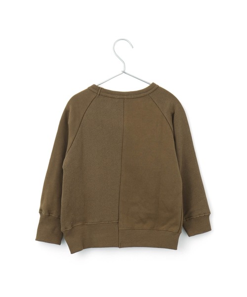 MAKE YOUR DAY（メイクユアデイ）の「リメイクロゴ裏起毛トレーナー■80～140cm（スウェット・キッズ・ブラウン/ネイビー・80/90/100/110/120/130/140）」の11枚目の写真