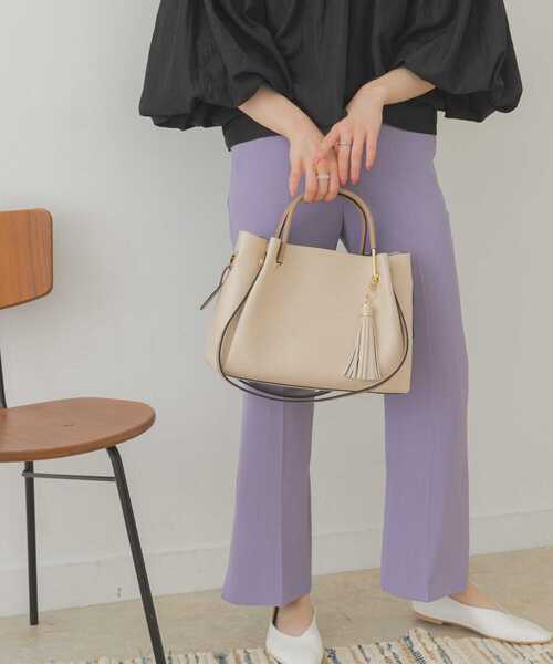 RODE SKO（ロデスコ）の「ワイド4WAYトートバッグ（トートバッグ・レディース・ベージュ/ブラック/ホワイト系その他・ONE）」の11枚目の写真