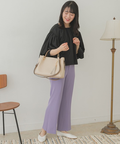 RODE SKO（ロデスコ）の「ワイド4WAYトートバッグ（トートバッグ・レディース・ベージュ/ブラック/ホワイト系その他・ONE）」の14枚目の写真