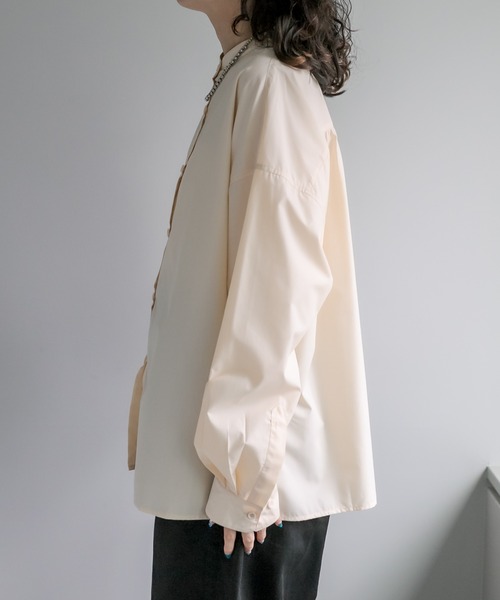 mystic（ミスティック）の「[otonamystic] カシュクールシャツ（シャツ/ブラウス・レディース・ブラック/アイボリー・FREE）」の15枚目の写真