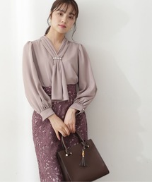 PROPORTION BODY DRESSING | パールボウタイブラウス / 1212210904(シャツ/ブラウス)