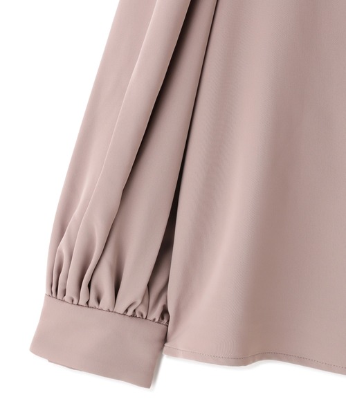 PROPORTION BODY DRESSING（プロポーションボディドレッシング）の「パールボウタイブラウス / 1212210904（シャツ/ブラウス・レディース・ダークグレー/ホワイト系その他/ベージュ・MEDIUM/SMALL）」の22枚目の写真