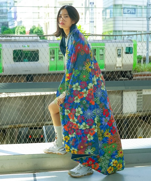 【RUMPL/ランプル】ORIGINAL PUFFY - FLOWER CROWN / アウトドアブランケット