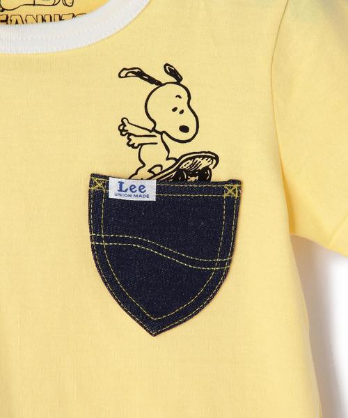 green label relaxing(グリーンレーベルリラクシング)の「【KIDS】LEE×PEANUTS ポケットTシャツ(Tシャツ/カットソー・キッズ・イエロー・100cm/110cm/120cm/130cm)」の6枚目の写真