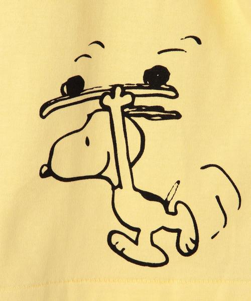 green label relaxing(グリーンレーベルリラクシング)の「【KIDS】LEE×PEANUTS ポケットTシャツ(Tシャツ/カットソー・キッズ・イエロー・100cm/110cm/120cm/130cm)」の9枚目の写真