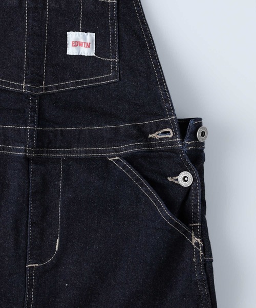 EDWIN(エドウィン)の「【EDWIN】オーバーオールスカート(サロペット/オーバーオール・キッズ・ダークインディゴブルー・120/130/140)」の9枚目の写真