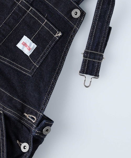EDWIN(エドウィン)の「【EDWIN】オーバーオールスカート(サロペット/オーバーオール・キッズ・ダークインディゴブルー・120/130/140)」の11枚目の写真