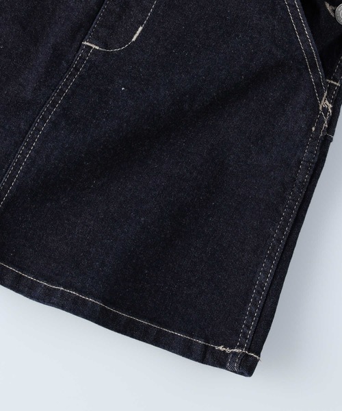 EDWIN(エドウィン)の「【EDWIN】オーバーオールスカート(サロペット/オーバーオール・キッズ・ダークインディゴブルー・120/130/140)」の12枚目の写真