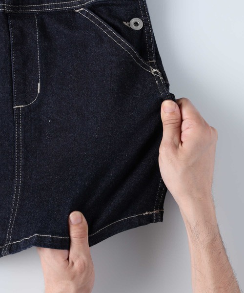 EDWIN(エドウィン)の「【EDWIN】オーバーオールスカート(サロペット/オーバーオール・キッズ・ダークインディゴブルー・120/130/140)」の13枚目の写真