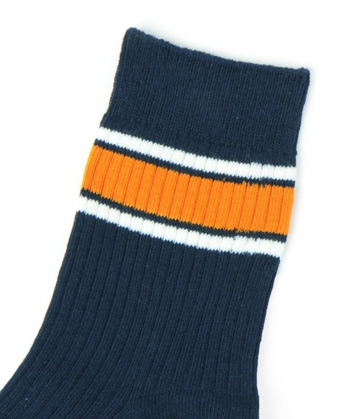 BAYFLOW（ベイフロー）の「プレッピーラインソックス（ソックス/靴下・レディース・ネイビー/ライトオリーブ/その他7/その他9・FREE）」の5枚目の写真