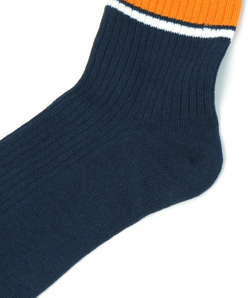 BAYFLOW（ベイフロー）の「プレッピーラインソックス（ソックス/靴下・レディース・ネイビー/ライトオリーブ/その他7/その他9・FREE）」の6枚目の写真