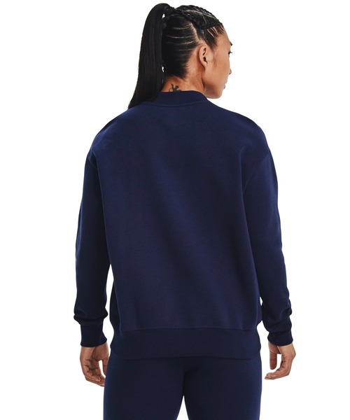 UNDER ARMOUR(アンダーアーマー)の「UAライバルフリース クレスト グラフィック クルー(トレーニング/レディース)(スウェット・レディース・ブラック×ホワイト/ネイビー・M/S/L/XL)」の7枚目の写真