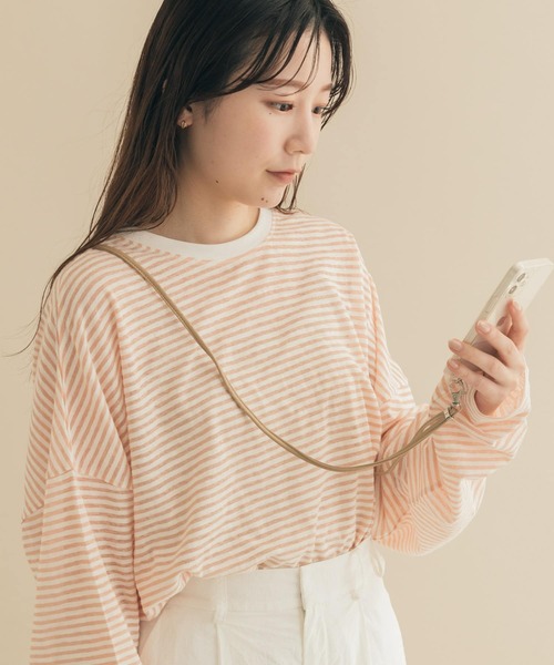 SMELLY(スメリー)の「PUスマホショルダー(キーホルダー・レディース・ベージュ/ブラウン・-)」の20枚目の写真