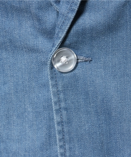VENCEEXCHANGE（ヴァンスエクスチェンジ）の「デニムテーラードジャケット                    （デニムジャケット・メンズ・ブルー・SMALL/MEDIUM/LARGE）」の5枚目の写真
