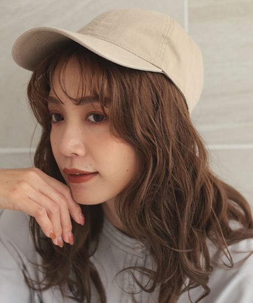 DONOBAN（ドノバン）の「ベーシック無地キャップ（キャップ・レディース・ブラウン/ベージュ/ブルー系その他/カーキ/オリーブ/ブラック/ホワイト/アイボリー/ブルー系その他2・F）」の17枚目の写真