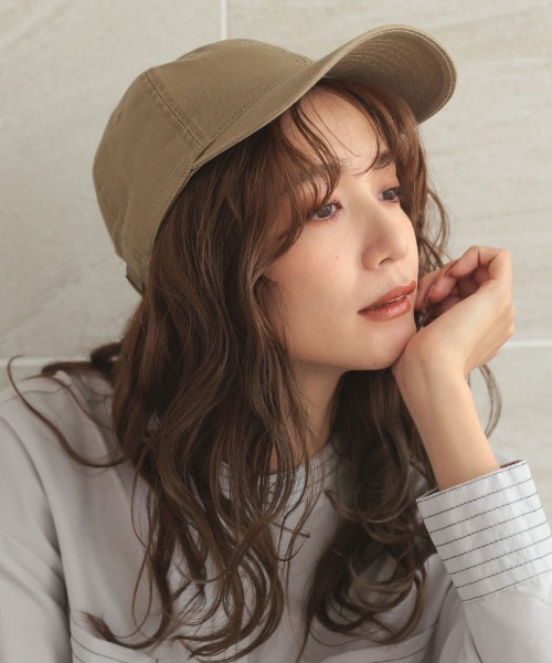 DONOBAN（ドノバン）の「ベーシック無地キャップ（キャップ・レディース・ブラウン/ベージュ/ブルー系その他/カーキ/オリーブ/ブラック/ホワイト/アイボリー/ブルー系その他2・F）」の22枚目の写真