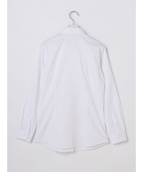 Perfect Suit FActory（パーフェクトスーツファクトリー）の「フレッシャーズ　2WAYフリル　レギュラー（ビジネスシャツ・レディース・サックスブルー/ホワイト/ライトピンク・5号/11号/13号/7号/15号/9号）」の7枚目の写真