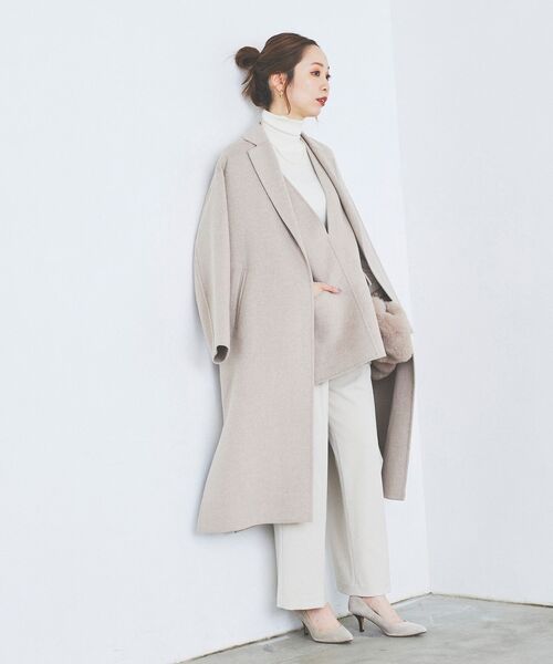 le.coeur blanc（ルクールブラン）の「リバーチェスターロングコート