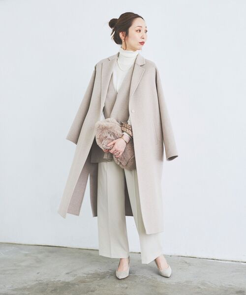 le.coeur blanc（ルクールブラン）の「リバーチェスターロングコート