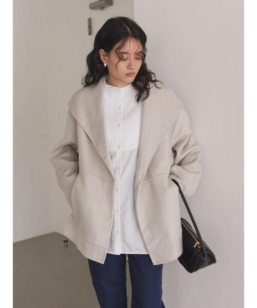 AMERICAN HOLIC(アメリカンホリック)の「バンドカラーキルティングシャツチュニック(シャツ/ブラウス・レディース・ブラック/オフホワイト/マスタード・M/L)」の19枚目の写真