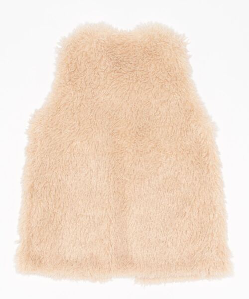 Samansa Mos2 blue（サマンサモスモスブルー）の「ファーベスト（Tシャツ/カットソー・レディース・モカ/チャコール/キナリ・ﾌﾘ-）」の19枚目の写真