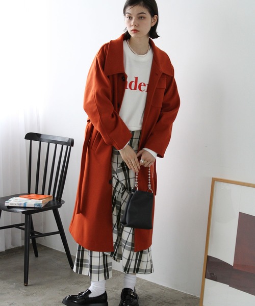 GeeRA（ジーラ）の「チェック柄イレヘムロングスカート（スカート・レディース・ブルー/オフホワイト/ブラック・SMALL/MEDIUM/LARGE）」の20枚目の写真