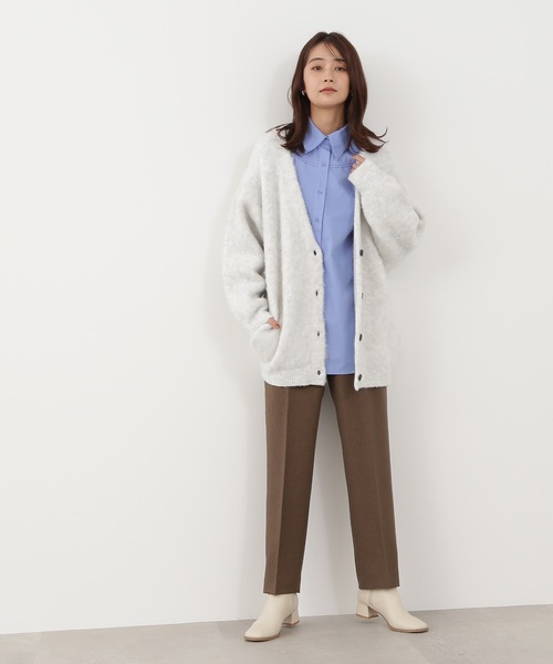 N.（N. Natural Beauty Basic）（エヌエヌナチュラルビューティーベーシック）の「【S Size Line】◆センタープレステーパードパンツ（スラックス・レディース・マスタード/ブラウン/ブルー・SMALL/MEDIUM）」の15枚目の写真