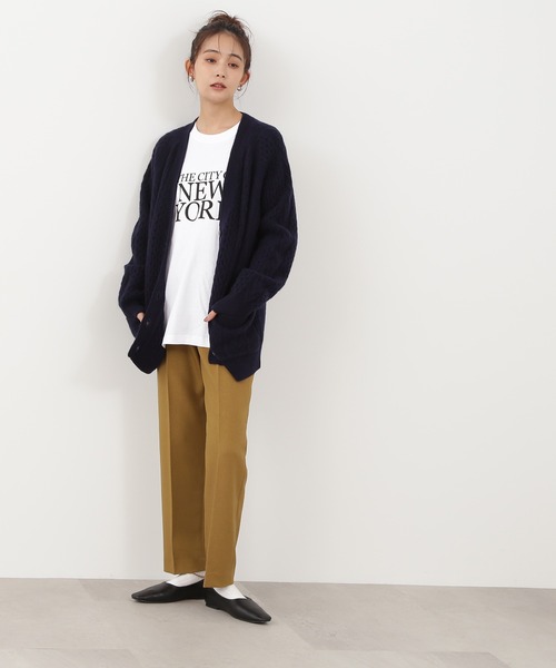 N.（N. Natural Beauty Basic）（エヌエヌナチュラルビューティーベーシック）の「【S Size Line】◆センタープレステーパードパンツ（スラックス・レディース・マスタード/ブラウン/ブルー・SMALL/MEDIUM）」の10枚目の写真