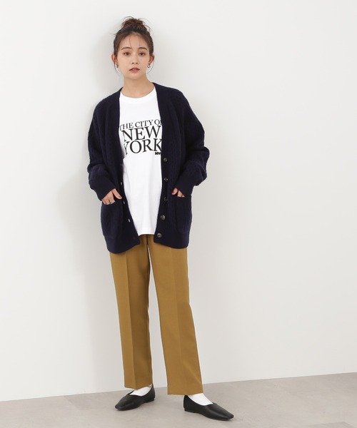 N.（N. Natural Beauty Basic）（エヌエヌナチュラルビューティーベーシック）の「【S Size Line】◆センタープレステーパードパンツ（スラックス・レディース・マスタード/ブラウン/ブルー・SMALL/MEDIUM）」の5枚目の写真