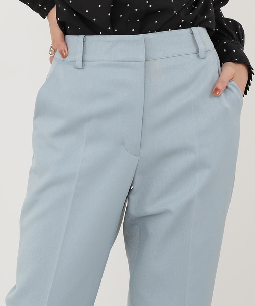 N.（N. Natural Beauty Basic）（エヌエヌナチュラルビューティーベーシック）の「【S Size Line】◆センタープレステーパードパンツ（スラックス・レディース・マスタード/ブラウン/ブルー・SMALL/MEDIUM）」の9枚目の写真