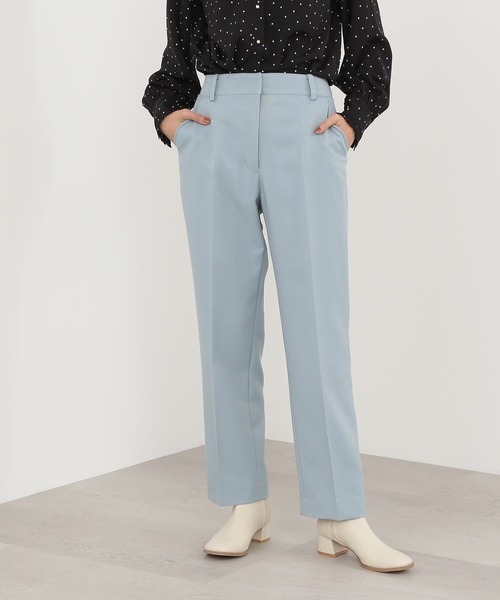 N.（N. Natural Beauty Basic）（エヌエヌナチュラルビューティーベーシック）の「【S Size Line】◆センタープレステーパードパンツ（スラックス・レディース・マスタード/ブラウン/ブルー・SMALL/MEDIUM）」の8枚目の写真