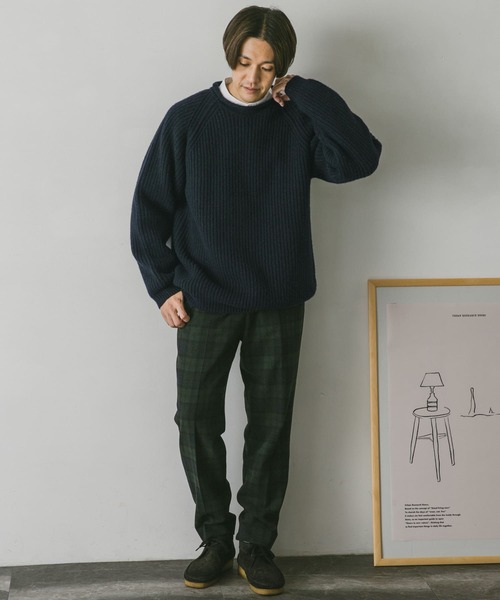 URBAN RESEARCH DOORS（アーバンリサーチドアーズ）の「ハミルトンウールロールネックニット（ニット/セーター・レディース・ネイビー/レッド/アイボリー/グレー系その他・MEDIUM/LARGE/X-LARGE）」の19枚目の写真